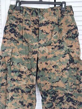 USGI USMC Woodland MARPAT Combat Trousers Pants Medium Regular Bethel Industries